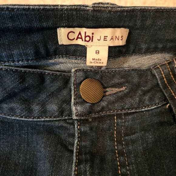 CAbi dark wash Skinny Jeans 8 - Picture 4 of 6